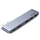 Ugreen Ugreen Hub 2xUSB-C v USB-C PD/HDMI/3x USB 3.0 za MacBook Pro/Air - siva