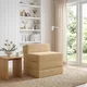 Sofa na razvlačenje Svijetlozeleni sivi 200 x 70 x 15 cm