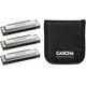 Cascha HH 2341 Blues Pack 3 C-A-G Black Diatonična ustna harmonika (Kot novo)