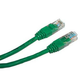 LAN omrežni kabel UTP patchcord, Cat.5e, RJ45 moški - RJ45 moški, 10 m, neekraniran, zelen, varčen, IZPREDAJ