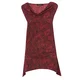 KOROSHI Top bordo/črna