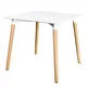 Bolzz Trpezarijski sto Milano 2, 80x80cm, Beli