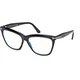 Tom Ford Ženski okvir za dioptrijske naočare Blue Block 0FT6064-B 156, Crni
