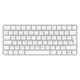 Apple Magic keyboard USB + Bluetooth English Aluminium, White