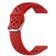 BStrap Xiaomi Amazfit GTR 2/GTR 47mm Silicone Dots pašček, red