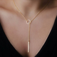 Ogrlica Bijoux Elegant - zlata KP1678