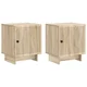 vidaXL Nočna omarica 2 pcs Sonoma hrast 43 x 34,5 x 50 cm