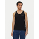 JACK & JONES Majica JCOFUSION črna/bela