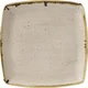 CHURCHILL Stonecast Krem muškatni orešček Plitev krožnik, kvadraten, dolžina: 268 mm (6 kos)