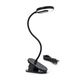Aigostar -LED prigušiva punjiva stona lampa sa klipsom LED/3W/5V 1800mAh crna