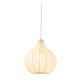 Bež viseča svetilka s tekstilnim senčilom o 39 cm Elati – Light & Living