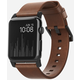NOMAD - Leather Strap Modern Apple Watch 42mm, Black