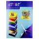 Start kolaz papir b5, 12boja 10 osnovnih,zlatna,srebrna ( STR08237 )
