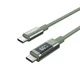 Choetech Kabel USB-C z zaslonom PD 60W 1,2 m - zelen