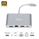 Xwave Adapter USB 3.1 Tip-C M na HDMI+USB 3.0+Tip C+RJ45 F M HDMI,3.0,RJ45 F