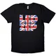 Led Zeppelin Union Jack Type Black L Majica