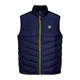 JACK & JONES Brezrokavnik Uno temno modra