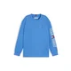 TOMMY HILFIGER Majica Logo Long Sleeve svetlo modra/živo rdeča/bela