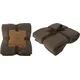 HOMESTYLING Prešita odeja 200 x 220 cm PREMIUM, rjava
