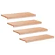 vidaXL Stopnice 4 kos 70 x 25 x 2 cm Naravna Trda bukovina