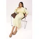Trendyol Modest Ženska haljina Tctss26Eb00122, Žuta