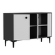 Hanah Home HANAH HOME Sahra - Anthracite, White konzolna miza, (20868387)