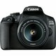Canon EOS 2000D + 18-55 IS II Black DSLR digitalni fotoaparat s objektivom EF-S 18-55mm f/3.5-5.6