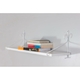 HANAH HOME Zidna polica Seramoni Shiny White