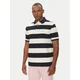 TOMMY HILFIGER Majica nočno modra/oranžna/bela