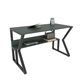 Hanah Home Desk Wake, 120x72.8x60 cm, Maslinasto-crna