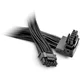 Kabel za grafično kartico BE QUIET 12V-2x6, kotni