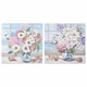 Slika DKD Home Decor 100 x 2,8 x 100 cm 100 x 3 x 100 cm Shabby Chic (2 kom.)