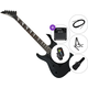 Jackson JS22L DKA Dinky Gloss AH SET 2 Satin Black Električna kitara