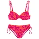 VENICE BEACH Bikini oranžna/roza