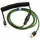 Ducky Premicord Pine Green Spiralkabel, USB Typ C auf Typ A - 1,8m DKCC-AGCNC1