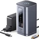 Hub postaja Baseus Spacemate Series 11v1 USB-C - 2x USB-C, 3x USB-A, 2x HDMI, 2x DisplayPort, 1x RJ45, 1x 3.5mm jack, PD100W, Triple 4K Display, 10Gbps - space grey