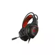 RAMPAGE Gejmerske slušalice RM-K23 MISSION (Crne/Crvene) 3.5mm (četvoropolni) + USB , Stereo, 20Hz - 20kHz, 103dB