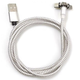 USB punjački kabel 3u1 s magnetskim konektorima - Srebrna KP30707