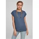 Urban Classics Curvy Majica Extended Shoulder, modra