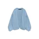 Vero Moda Pletena jopica Maybe 10273101 Svetlo modra Oversize