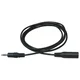 Podaljšek za avdio kabel Jack 3,5 mm - moški–ženski, 5 m, črn - razprodaja