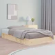 Vidaxl Posteljni okvir 75x190 cm 2FT6 trden les