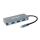 D-Link 6-v-1 USB-C vozlišče s HDMI/Gigbait Ethernetom/dobavo električne energije