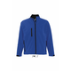 SOLS RELAX - MENS SOFTSHELL ZIPPED JACKET - Royal Blue - S