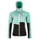 Ortovox Fleece Rib Hoody Womens Aquatic Ice S Pulover na prostem