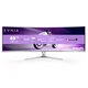 Philips Evnia 8000 49M2C8900/00 računalniški monitor 124,2 cm (48.9) 5120 x 1440 slikovnih pik Dual QHD QD-OLED Bela