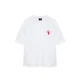 Pull&Bear Majica YEHA WORKER MAYO 26 rdeča / bela