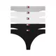 Tommy Hilfiger Underwear Tangice pegasto siva/črna/bela