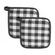 Bombažne kuhinjske rokavice v kompletu 2 ks Gingham – Tiseco Home Studio