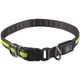 Ovratnica Dog Fantasy USB LED najlonska svetleča S-M zelena 1,9x35-50cm